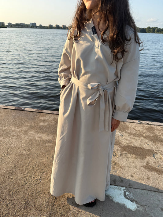 Niya dress - Greige