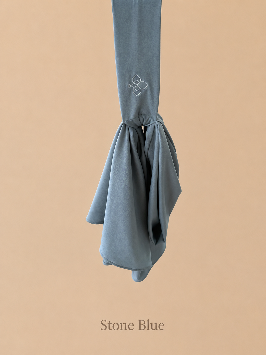Premium Instant hijab - Stone Blue
