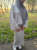 Comfy twinset skirt - Light grey
