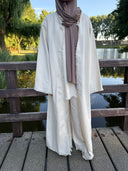 Linen kimono - Crème
